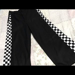 Love Too True Checkered Wide Pants
